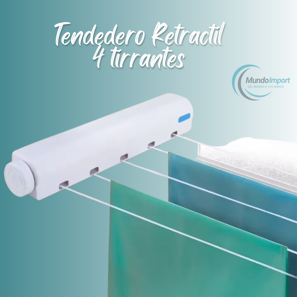 TENDEDERO RETRACTIL™ 4 TIRANTES